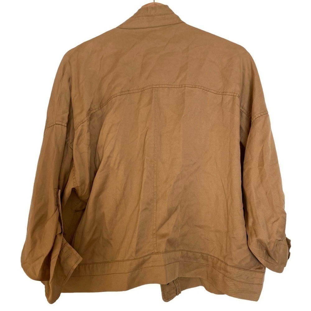 URBAN OUTFITTERS TAN COLORED ZIP FRONT JACKET XS - Picture 7 of 7